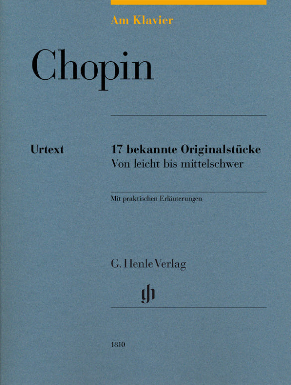 17 bekannte Originalstücke von leicht bis mittelschwer für Klavier - Chopin, Frédéric