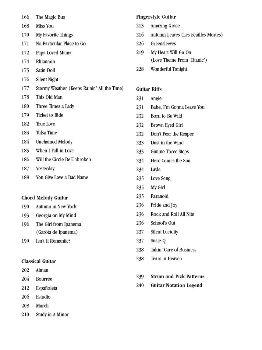 The Greatest Guitar Songbook (Guitar Collection TAB) - Musik-Ebert Gmbh