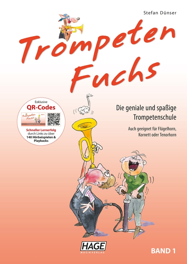 Trompeten-Fuchs Band 1 (+QR-Codes) - Dünser, Stefan - Musik-Ebert Gmbh