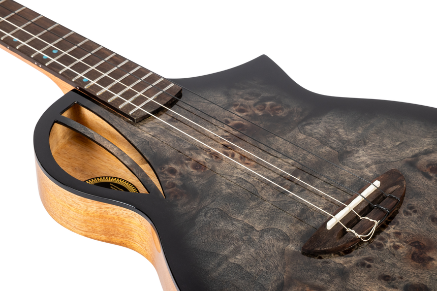 Ukulélé baryton Flight Aviator Galaxy marron Galaxy Burst CE