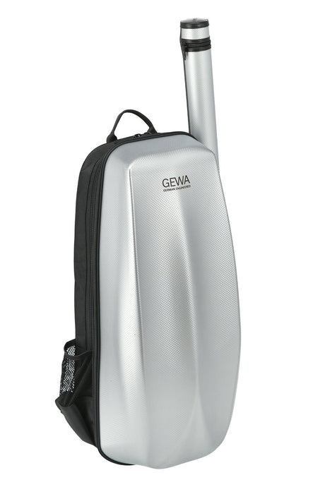 GEWA Violinkoffer, Rucksack, Space Bag, inkl. Bogenetui Titanium 4/4 - 3/4 33 x 67 (mit Bogenetui 79 ) x 19 cm - Musik-Ebert Gmbh