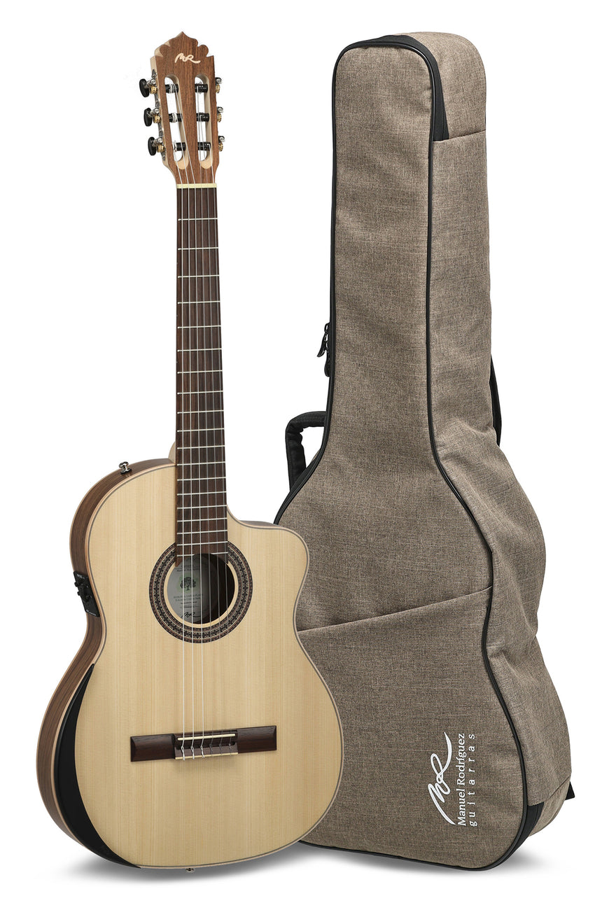 MANUEL RODRIGUEZ ECOLOGÍA Serie Elektro-Akustik Samba Plano mit Tasche - Musik-Ebert Gmbh