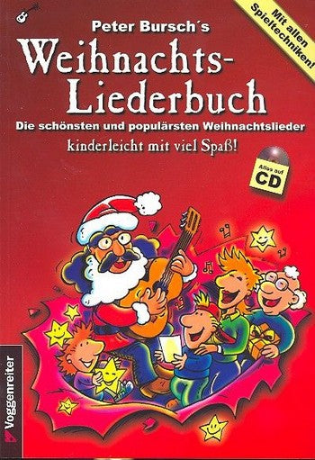 Peter Bursch's Weihnachtsliederbuch (+CD) für Gitarre mit Noten/Tab - Musik-Ebert Gmbh