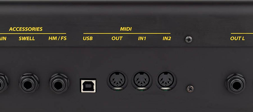 Crumar Mojo 61 MK2 -61 Tasten Waterfall-Tastatur, virtuelle Tonewheel-Orgeln mit VB3-II, 9 Zugriegel - Musik-Ebert Gmbh