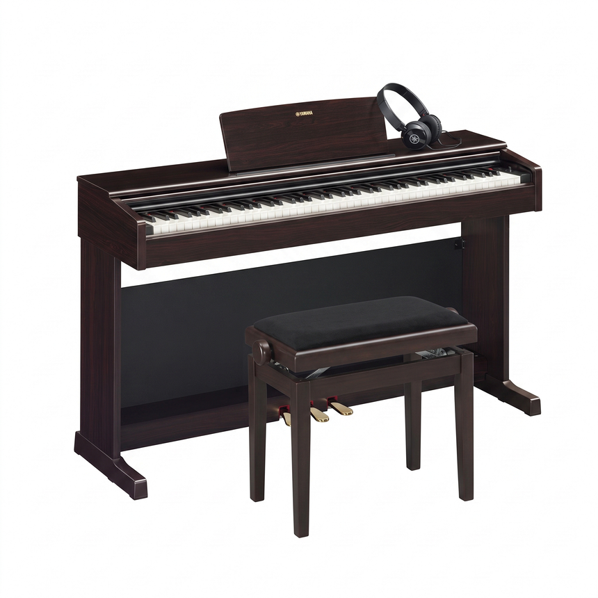Yamaha YDP-145 Arius Rosenholz Bundle mit Bank und Kopfhörer – bundle-hero