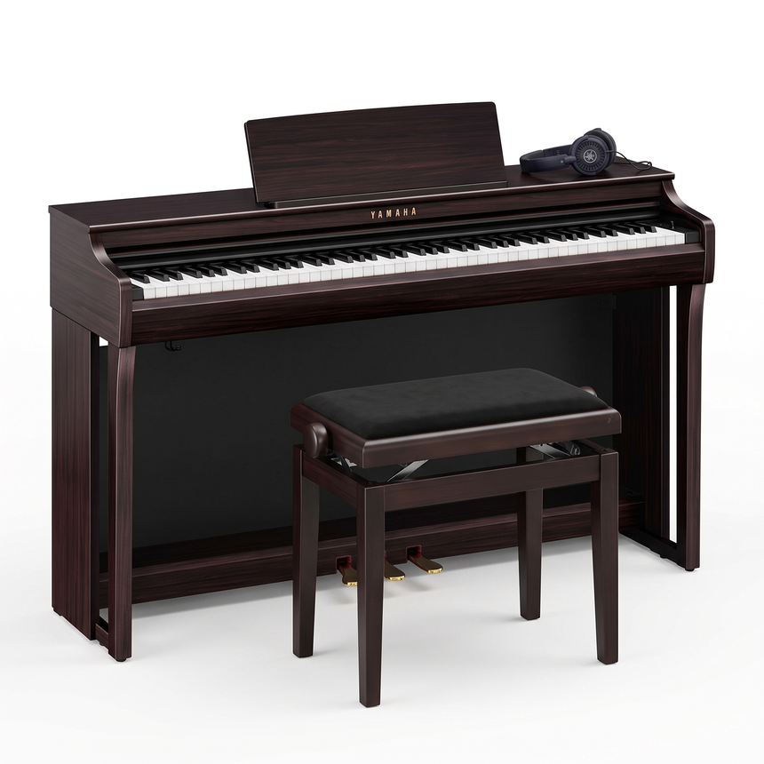 Yamaha CLP 825 Rosenholz Bundle mit Bank und Kopfhörer – bundle-hero