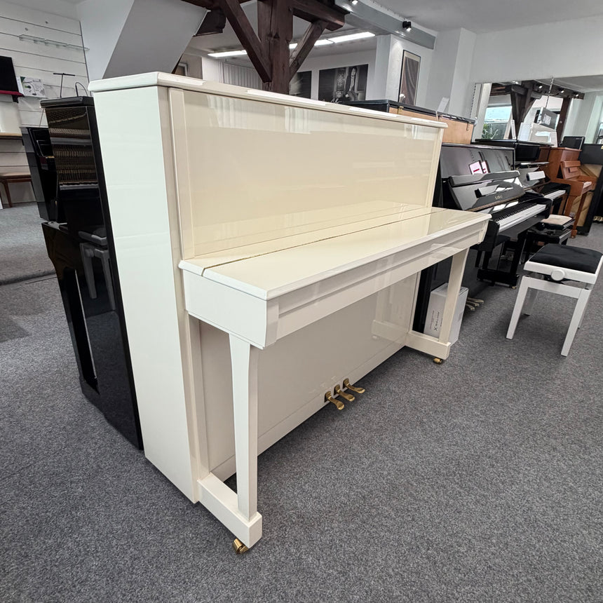 BECHSTEIN - ZIMMERMANN Klavier Z 118 weiß poliert Occasion Bj. 1996 Renner Mechanik (gebraucht)
