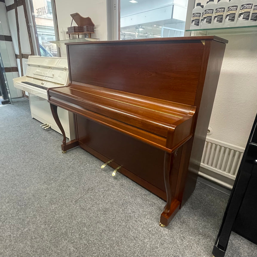 GROTRIAN-STEINWEG Klavier 122 K Occasion  Mahagoni matt. Bj. 1996 - Bestzustand (gebraucht) + Klavierbank - Musik-Ebert Gmbh