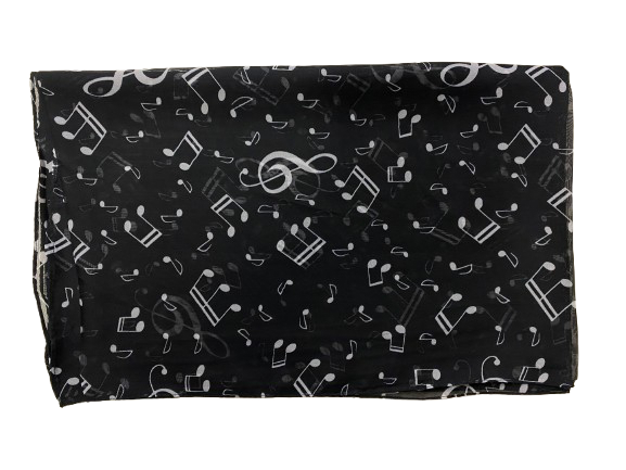Halstuch mit Noten-Mix in verschiedenen Farben - Musik-Ebert Gmbh