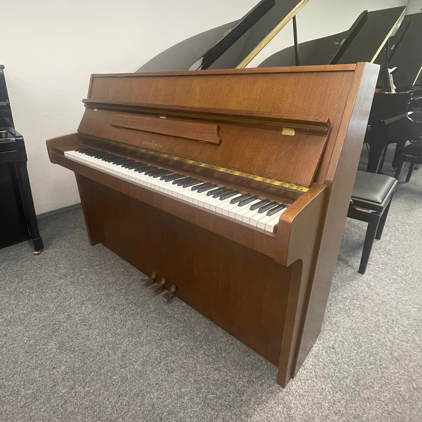 W.Schimmel Klavier 112/5 Occasion Nussbaum dunkel Bj. 1985 sehr guter Zustand (gebraucht) - Musik-Ebert Gmbh