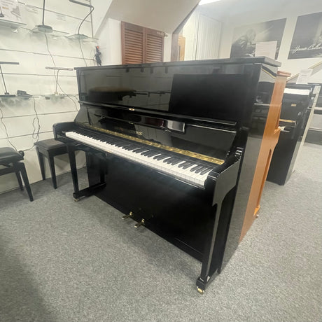 GROTRIAN-STEINWEG Klavier 122 V schwarz poliert Occasion Bj. 1988, sehr guter Zustand (gebraucht) - Musik-Ebert Gmbh