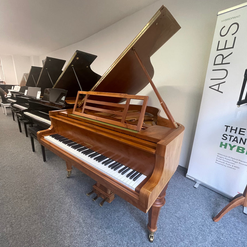 W.HOFFMANN Flügel 173 Klassik Wurzel Nussbaum Occasion Bj. 1990, Bestzustand Made in Germany (gebraucht)