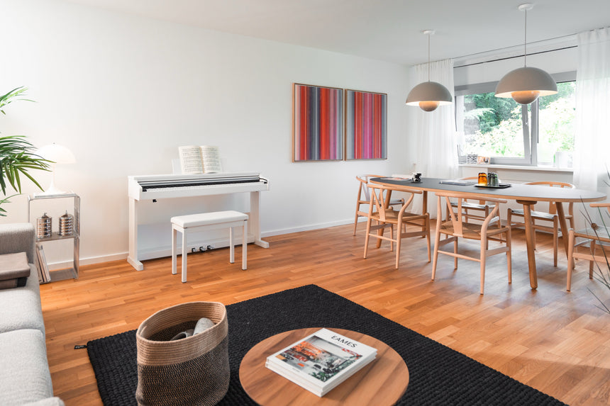 Kawai CX102 Digitalpiano – Authentischer Anschlag, SK-EX Flügelklang, Bluetooth MIDI - Musik-Ebert Gmbh