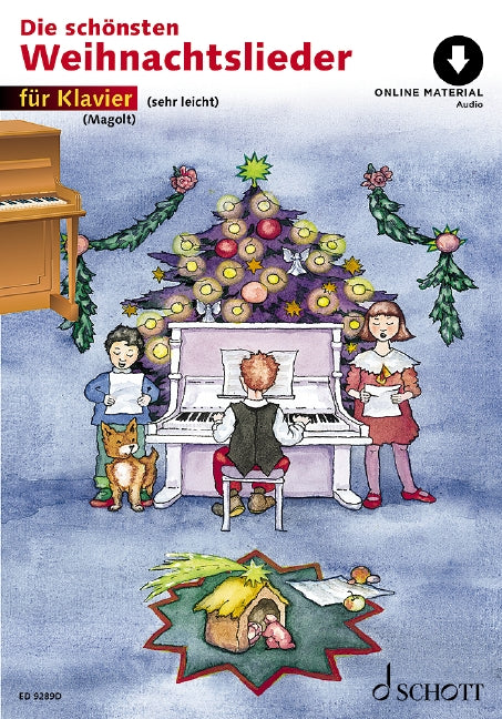 Die schönsten Weihnachtslieder (+Online Audio) für Klavier (+Text) - Musik-Ebert Gmbh