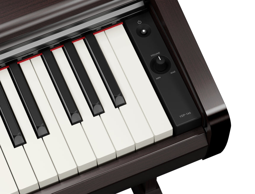 Yamaha YDP-146 Rosenholz – Perspektive