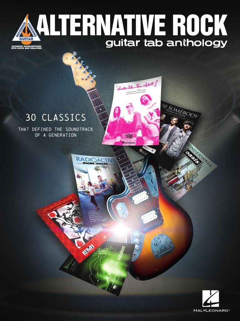 Alternative Rock Guitar Tab Anthology (Songbook tablature, notes, chords, lyrics) - Musik-Ebert Gmbh