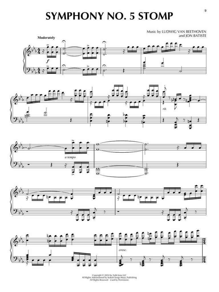 Jon Batiste - Beethoven Blues (Batiste Piano Series, Vol. 1) - Musik-Ebert Gmbh