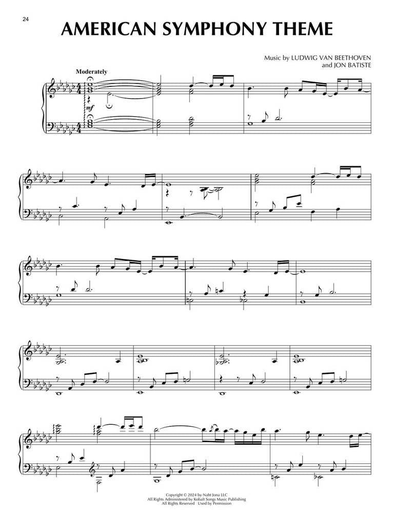 Jon Batiste - Beethoven Blues (Batiste Piano Series, Vol. 1) - Musik-Ebert Gmbh