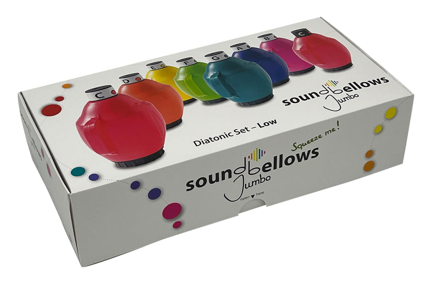 Soundbellows Jumbo SBS-JDL, multicolore, gamme diatonique grave – emballage fermé