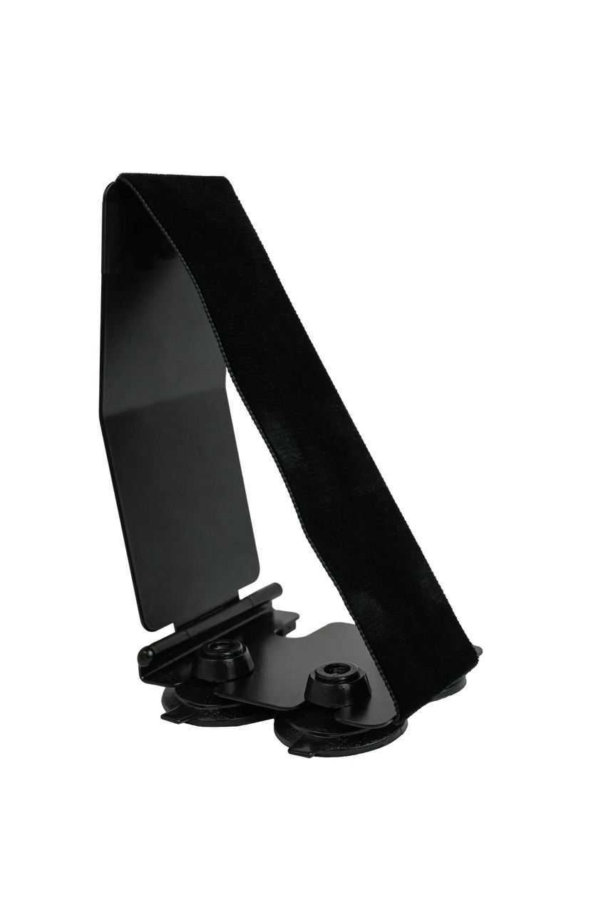 Support de guitare Gitano 70900, noir et aluminium – vue individuelle détourée en biais