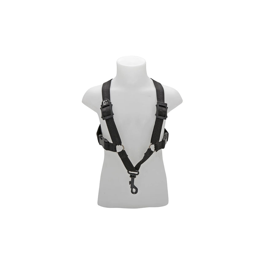 Harnais de saxophone BG S40SH noir pour homme M/L – vue de face actuelle du fabricant