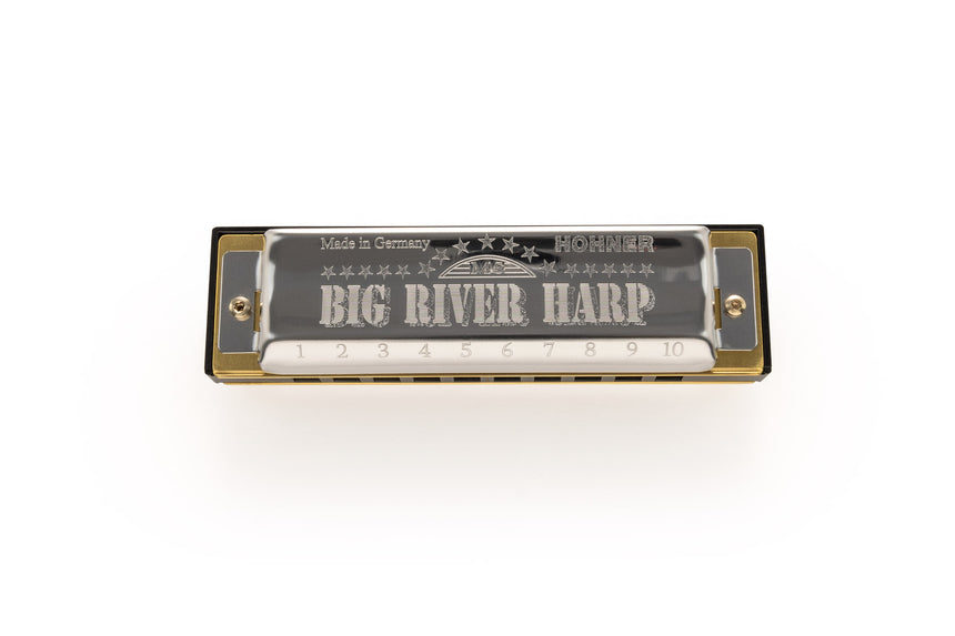 HOHNER Big River Harp MS – Vue de dessus des capots