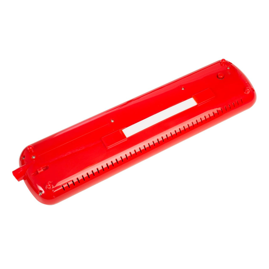 Cascha HH 2059 melodica in red – angled underside view