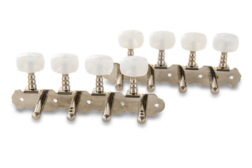 GEWA 545.577 nickel-plated mandolin tuners – rear view of both plates