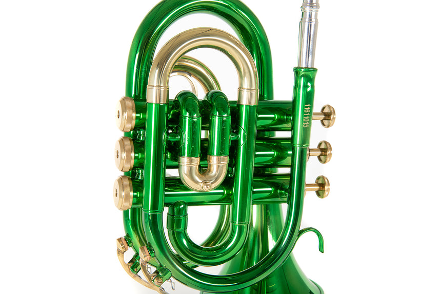 Roy Benson PT-101E, green – leadpipe detail