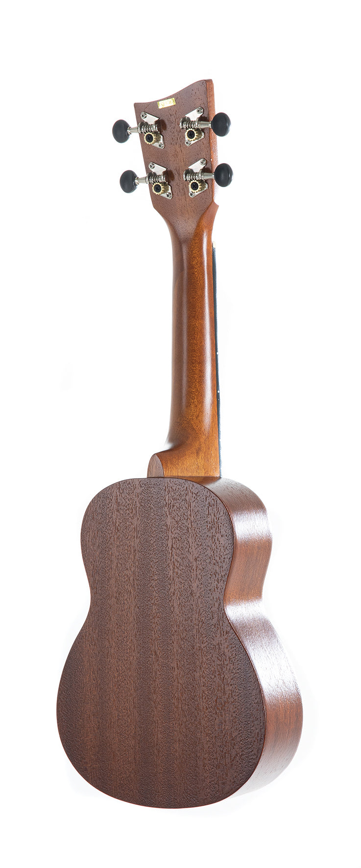 GEWA Manoa soprano ukulele Inca, natural sapele – rear view