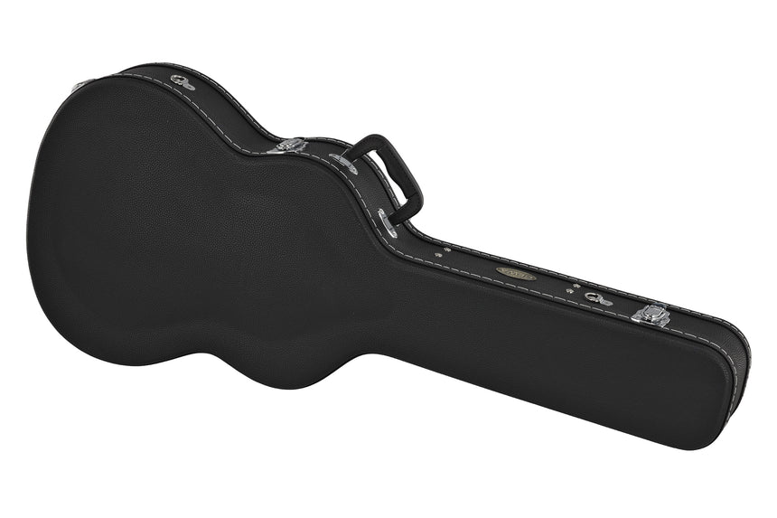 Étui GEWA Arched Top Economy pour guitare classique 523.270, noir – vue de trois quarts du côté opposé