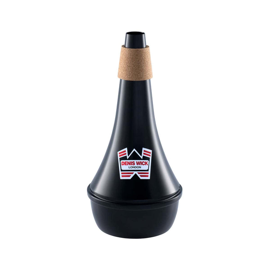 Sourdine d’étude Denis Wick 5527 pour trombone, noire – vue de face