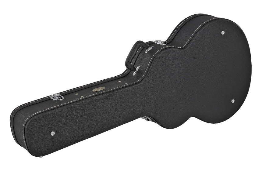 GEWA Flat Top Economy Jumbo-Gitarrenkoffer 523.114, schwarz – Schrägansicht der Unterseite