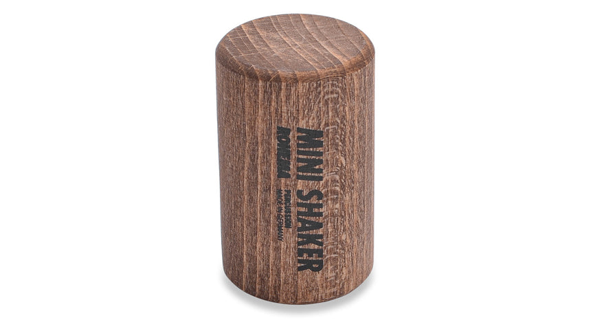 Rohema Mini Shaker three-piece set 61563 – detail: low-pitched shaker made from oiled beech, one component of the set