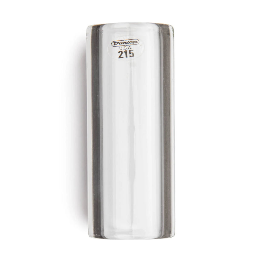 Slide Dunlop 215 en verre transparent, vue de face avec numéro de modèle