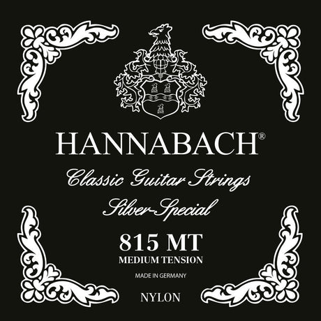 Hannabach Klassikgitarre-Saiten Serie 815 Medium Tension Silver Special - Musik-Ebert Gmbh