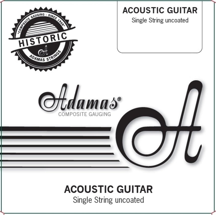 Adamas Akustik-Gitarren Saiten Einzelsaiten unbeschichtet Phosphor Bronze umsponnen .032 - Musik-Ebert Gmbh