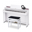 Casio AP-550 Weiß Bundle mit Bank und Kopfhörer – bundle-hero