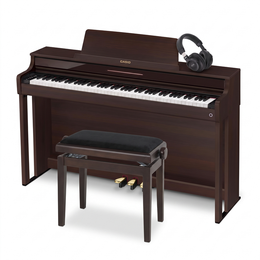 Casio AP-550 Rosenholz Bundle mit Bank und Kopfhörer – bundle-hero