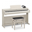 Yamaha YDP-166 Arius White Birch Bundle mit Bank und Kopfhörer – bundle-hero
