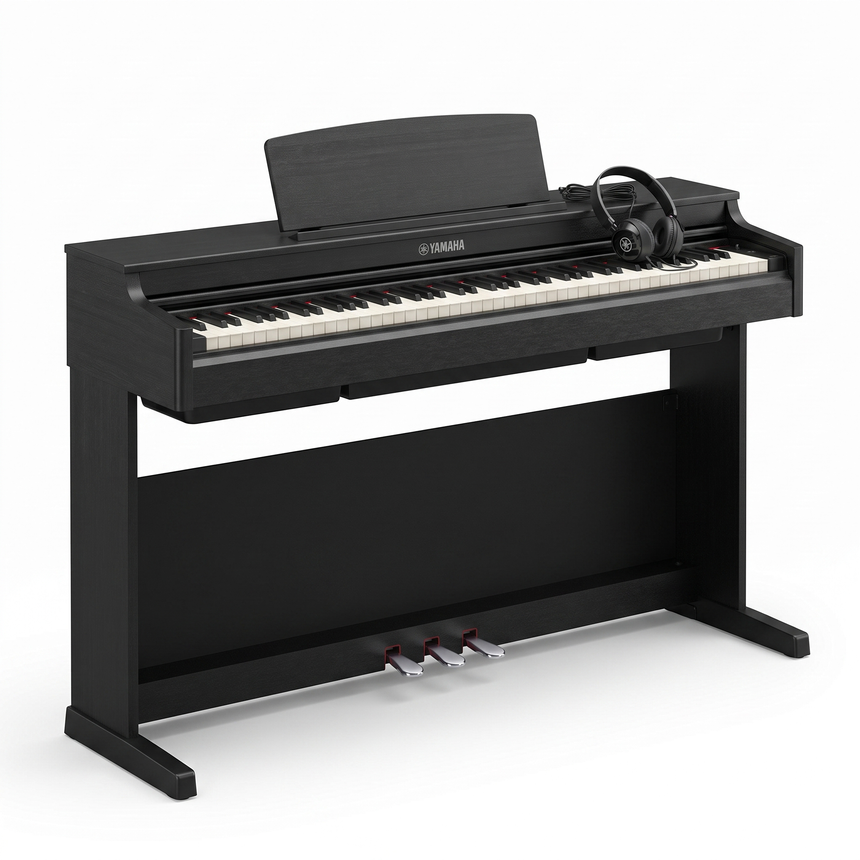 Yamaha S56 Arius Schwarz Matt Bundle mit Bank und Kopfhörer – bundle-hero