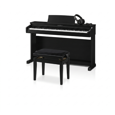 Kawai CX-202 Digitalpiano-Bundle Schwarz Matt mit Klavierbank & Kopfhörer – bundle-hero