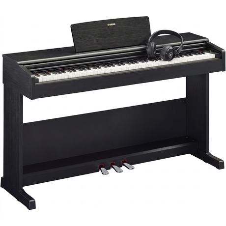 Yamaha YDP-105 Arius Digitalpiano-Bundle Schwarz Matt mit Klavierbank & Kopfhörer – bundle-hero
