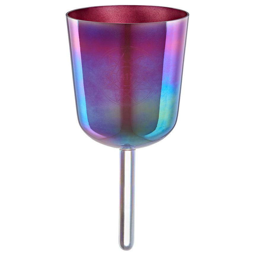 Meinl Sonic Energy 5.75" Essence Solfeggio Crystal Singing Bowl Ut 396 Hz, Olive Green