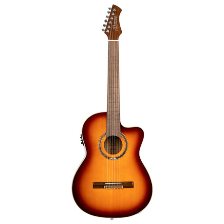 ORTEGA Performer Series Konzertgitarre Cutaway - Preamp + Tasche - Musik-Ebert Gmbh