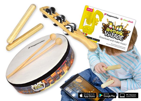 VOGGENREITER Rhythmic Village Percussion-Set - Musik-Ebert Gmbh