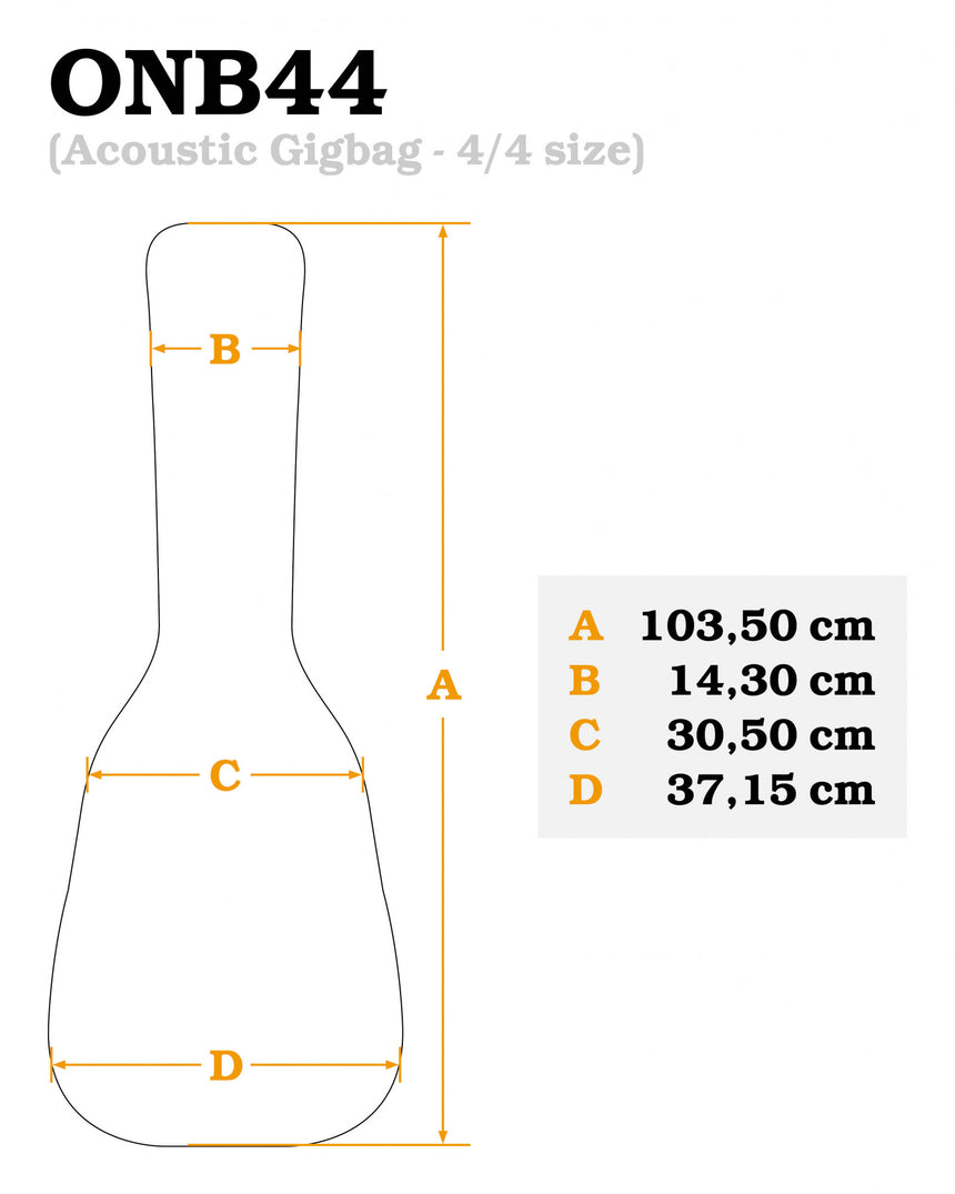 ORTEGA Pro Series 4/4 Classical-Guitar-Bag - Brown/Black - Musik-Ebert Gmbh