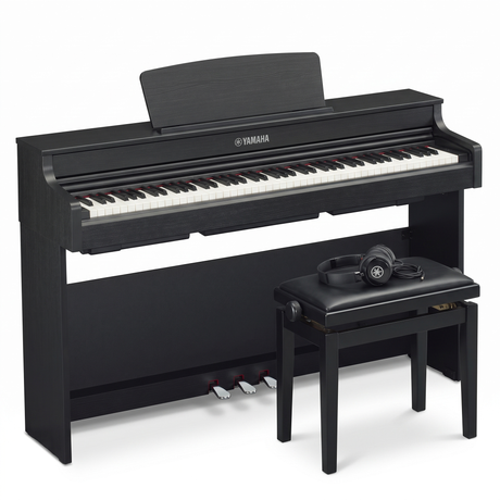 Yamaha S35 Arius Schwarz Matt Bundle mit Bank und Kopfhörer – bundle-hero