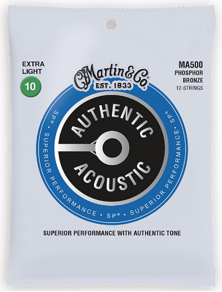Martin Guitars MA-500 · Phosphor Bronze Saiten Westerngitarre 12 String - Musik-Ebert Gmbh