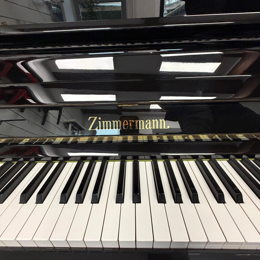 BECHSTEIN - Zimmermann Klavier Mod. Z.1 schwarz poliert Original Made in Germany mit Renner Mechanik Bj. 2000 - Bestzustand (gebraucht) - Musik-Ebert Gmbh